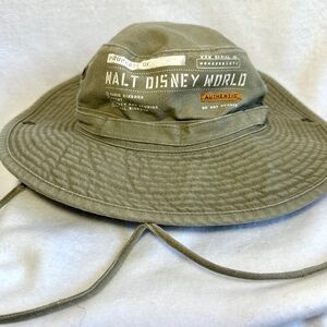 Walt Disney World Bucket Hat Property Of Khaki Tan Safari Canvas